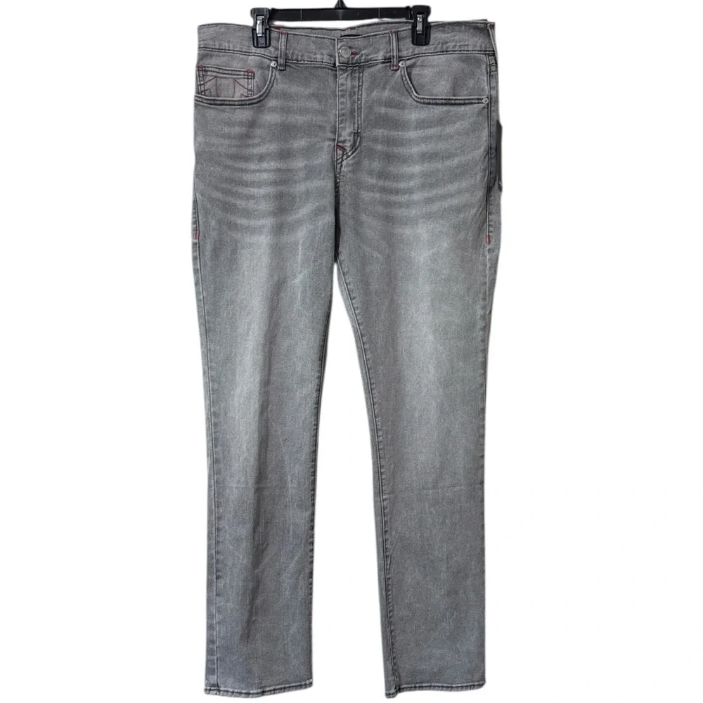 True Religion Ricky Relaxed Straight Leg Jeans Size 36 x 34